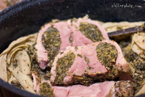 Stuffed Ham, Revisited - OLD LINE PLATE Maryland Stuffed Ham Recipe, Stuffed Ham, Fresh Ham, Curing Salt, Southern Maryland, Lent Recipes, Feed Me Seymour, Ham Recipe, Ham And Cheese Sandwich