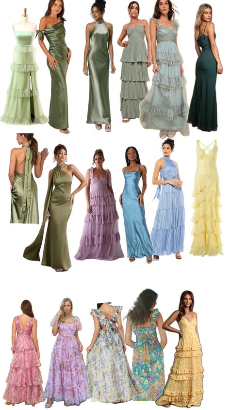 Mis And Match Bridesmaid Dresses, Semi Formal, Dresses