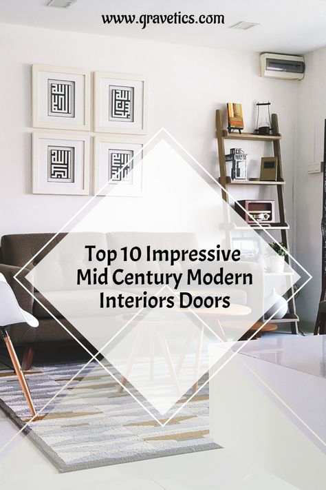 Introducing Mid Century Modern Interiors Doors - a stylish, timeless collection of interior doors that will add character and charm to any home. With an eye-catching design and a variety of sizes and materials to choose from, these doors will transform your home and create a warm, inviting atmosphere. Whether you're looking to update your existing interiors or are looking to add a unique vintage touch to a new home, Mid Century Modern Interiors Doors provide the perfect solution. Mid Century Modern Interior Doors Bedroom, Mid Century Modern Door Handles, Mid Century Modern Doors Interior, Cheap Mid Century Modern Furniture, Mid Century Interior Doors, Mid Century Modern Interior Doors, Scandinavian Doors, Home Mid Century Modern, Mid Century Modern Door