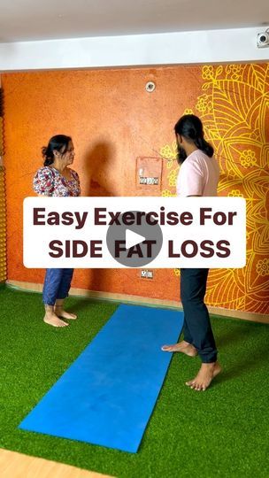 San Sanana, Side Fat Workout, Belly Exercise, Anu Malik, Wall Yoga, Easy Exercise, Side Fat, Chair Yoga, Ab Workouts