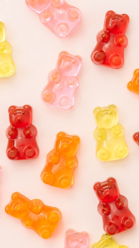 Clay Gummy Bears, Gummy Bear Photography, Gummy Bear Wallpaper Iphone, Gummy Bears Aesthetic, Gummy Candy Aesthetic, Gummy Bears Art, Gummy Aesthetic, Gummies Aesthetic, Gummy Bear Illustration