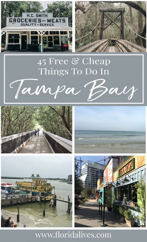 45 Free and Cheap Things to Do in Tampa Bay - Florida Lives Free Things To Do In Florida, Things To Do Near Tampa Florida, Free Things To Do In Tampa Florida, Ybor City Tampa Things To Do, Tampa Things To Do, What To Do In Tampa Florida, Living In Tampa Florida, Things To Do In Tampa Florida, Tampa Florida Things To Do In