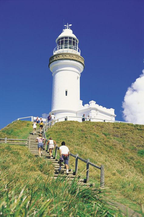 Byron Bay Lighthouse, New South Wales, Australia Creative Landscaping, Lighthouse Wedding, Rock Day, Property Maintenance, Ayers Rock, Commercial Landscaping, Lighthouse Pictures, Winery Tours, New South Wales Australia