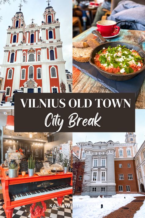 Are you looking for an unforgettable city break? Discover the Baltic beauty of Vilnius Old town and immerse yourself in its charm and culture. Start planning your dream visit to Lithuania today! #VilniusOldTown #VisitVilnius #Lithuania | Vilnius travel | Lithuania travel tips | Vilnius guide Vilnius Winter, Baltics Travel, Vilnius Old Town, Lithuania Vilnius, Uk Winter, Lithuania Travel, Cultural Travel, Baltic Countries, Car Backgrounds