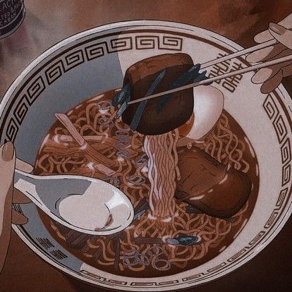 Coffe Anime Aesthetic, Anime Food Icons Aesthetic, Winter Aesthetic Anime, Food Icon Aesthetic, Fall Anime Aesthetic, Avatar Moodboard, Food Icons Aesthetic, Apricot Mayor, Anime Food Icon