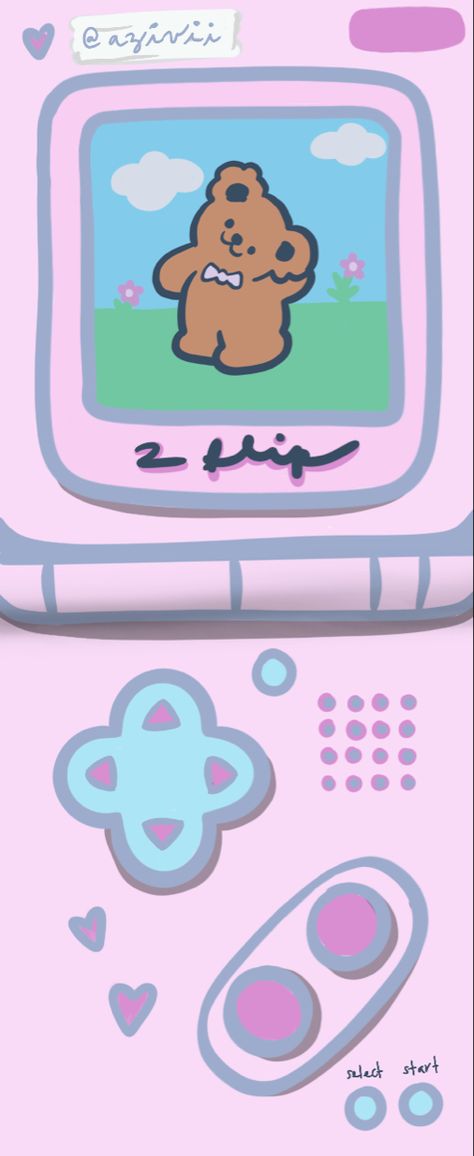 Z flip kawaii wallpaper pink cute teddy bear Z Flip Wallpaper Aesthetic, Gameboy Wallpaper Z Flip, Samsung Flip Phone Wallpaper, Samsung Z Flip Wallpaper, Z Flip Wallpaper, Samsung Flip Wallpaper, Flip Wallpaper, Samsung Flip, Inspired Wallpaper