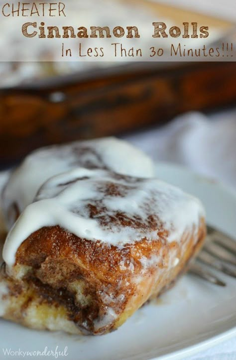 Anybody can make these Quick and Easy Cinnamon Rolls . . . I promise! This cheater cinnamon roll recipe is made with Sweet Hawaiian Rolls and Cinnamon/Sugar Butter then topped with Cream Cheese Glaze.  The best part, this easy breakfast is ready in 30 minutes! Hawaiin Rolls Cinnamon Rolls, Cinnamon Rolls With Hawaiian Rolls, Kings Hawaiian Cinnamon Rolls Recipe, Hawian Roll Cinnamon Rolls, Hawaiian Roll Cinnamon Rolls, Church Desserts, Sweet Hawaiian Rolls, Easy Cinnamon Rolls, Hawaiian Roll