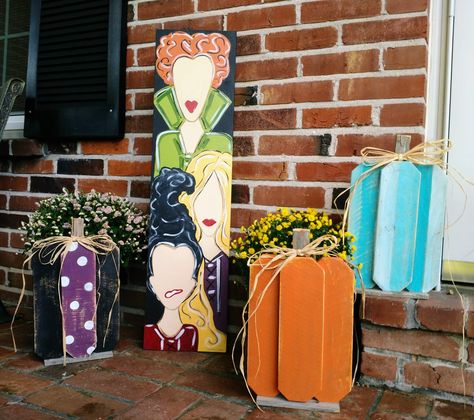 Sanderson Sisters Porch Sign, Hocus Pocus Wood Decor, Sanderson Sisters Wood Sign, Hocus Pocus Mantle Decor, Sanderson Sisters Wood Cutout, Sanderson Sisters Decorations Diy, Hocus Pocus Wood Sign, Hocus Pocus Wooden Signs Diy, Hocus Pocus Welcome Sign