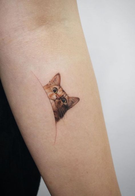 A women's lifestyle destination dedicated to style, entertainment, love, and living beautifully. Cat Hanging Tattoo, Ragdoll Cat Tattoo Designs, Unique Cat Memorial Tattoos, Cats Tatoos Ideas, Cat Tatoos Ideas, Small Cat Tattoo Simple, Tattoo Ideas Cats, Cat Tattoo Realistic, Tattoos For Cats