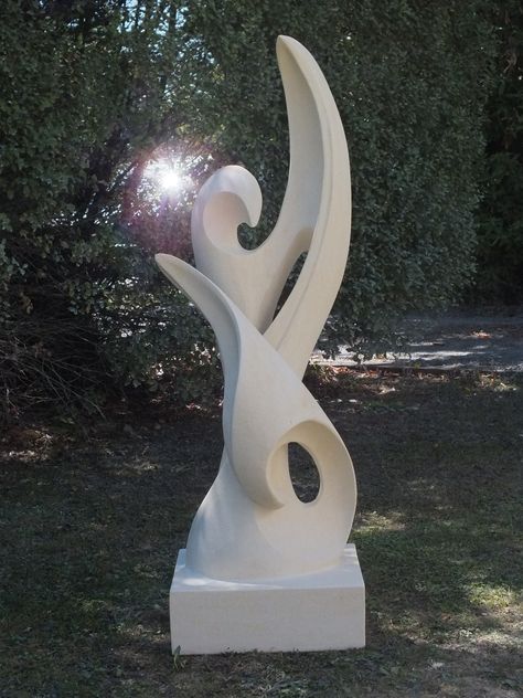 Stone Carving Sculpture, Modern Decorations, 3d Art Sculpture, Sculpture Lessons, Art Deco Sculpture, Vase Crafts, Angel Statues, Sculptures For Sale, Sculpture Park