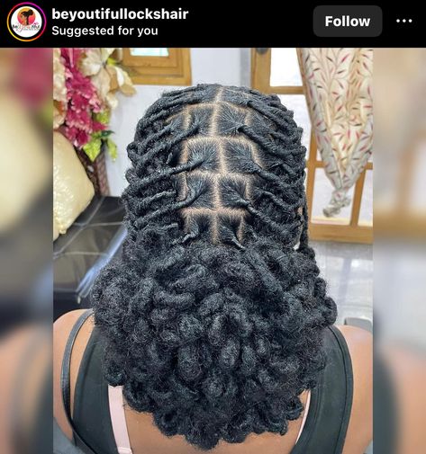 Loc Hairstyles Long Hair, Loc Styles Braided Back, Loc Down Hairstyles, Flat Loc Styles, Women’s Loc Hairstyle, Middle Part Loc Styles, Locs Bun Styles Updo, Locs Hairstyles Barrel Twist, No Retwist Loc Styles For Women Long