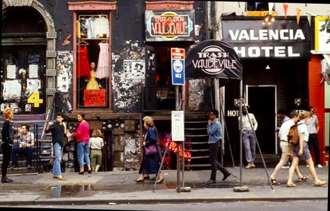 1981 St Mark's Place NYC Photo Ted Polhemus Trash And Vaudeville, St Marks Place, Punk Shop, Saint Mark, Greenwich Village, Vintage New York, East Village, New York State, New Yorker