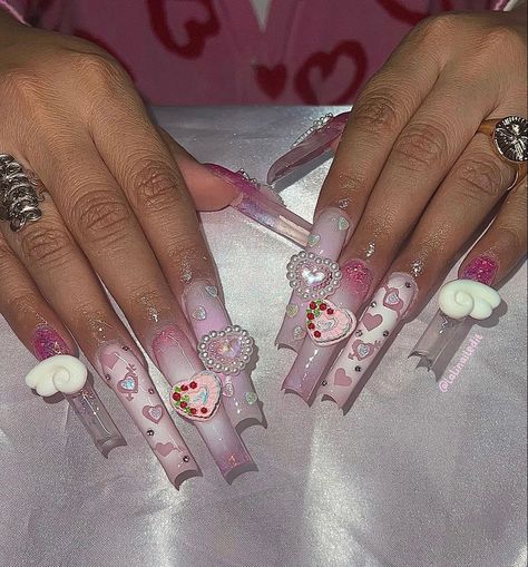 Texas Nails, Vday Nails, Creative Nails, Valentines Nails, Nail Tech, Fake Nails, Nail Inspo, Nail Art Designs, Gel Nails