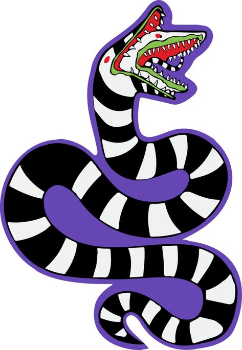 Beetlejuice Backdrop Ideas, Beetlejuice Free Printables, Beetlejuice Sandworm Drawing, Sand Snake Beetlejuice, Beetlejuice Svg Free, Beetle Juice Snake, Beetlejuice Clipart, Sand Worm Beetlejuice, Beetle Juice Sandworm