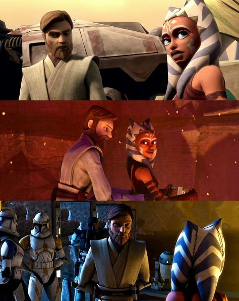 Clone Wars Photos - Ahsoka Tano and Obi-Wan Kenobi Obi Wan X Ahsoka, Ahsoka Tano And Obi Wan, Anakin Ahsoka Obi Wan, Ahsoka Obi Wan, Ahsoka And Obi Wan, Obi Wan And Ahsoka, Obi Wan Kenobi Clone Wars, General Kenobi, Ashoka Tano