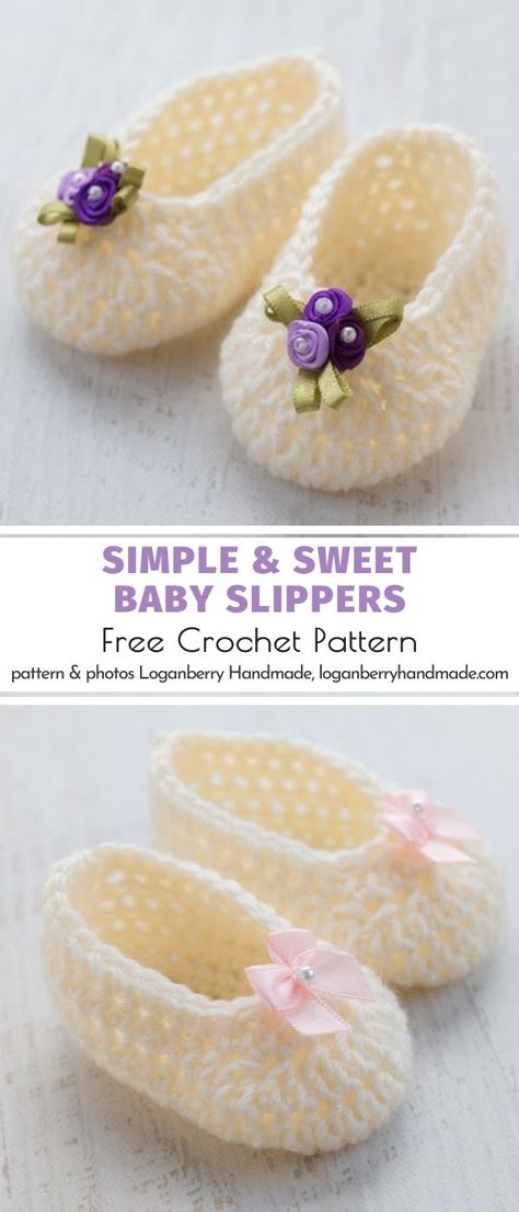 Do you want to know the recipe for the perfect pair of baby slippers? Here we come with the answer! This brilliant crochet designer has made it so clear. Work with the simplest base you can imagine, use quality yarn, and add a sweet applique as a finishing touch. So easy, isn't it?  #babyslippers #babybooties Crochet Baby Shoes Free Pattern, Crochet Baby Booties Free Pattern, Baby Booties Free Pattern, Crochet Baby Booties Pattern, Crochet Baby Boots, Crochet Baby Sandals, Crochet Baby Shoes Pattern, Baby Shoes Pattern, Baby Booties Pattern