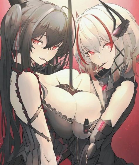 Taihou & Roon - Azur Lane Roon Azur Lane, Azur Lane Taihou, Taihou Azur Lane, Anime Mems, Open Shirt, Azur Lane, Kantai Collection, Cute Comics, Dark Anime