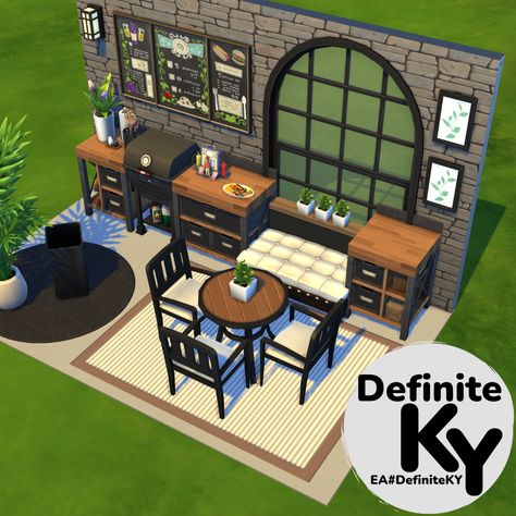 Base Game Room Sims 4, The Sims 4 Base Game House, Sims 4 Base Game Room Ideas, Sims4 Kitchen, Sims 4 Base Game, Sims Rooms, Sims4 House, Sims 4 Kitchen, Sims 4 House Building