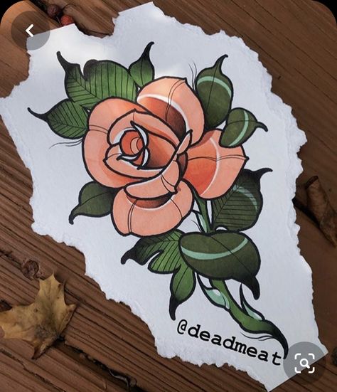 Neo Traditional Roses, Traditional Tattoo Flash Art, Traditional Tattoo Flowers, Tattoos Mandala, Traditional Roses, Tattoo Flash Sheet, Tattoo Artwork, Traditional Tattoo Design, Floral Tattoo Design