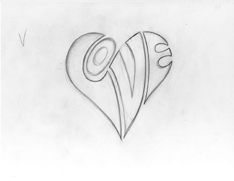 love heart shape sketch Heart Sketches Love, Fancy Heart Drawing, Love Heart Drawing Aesthetic, Heart Drawings Cute, Drawing Love Ideas, Valentines Sketches, Heart Drawing Cute Simple, Hearts To Draw, I Love You Tattoo