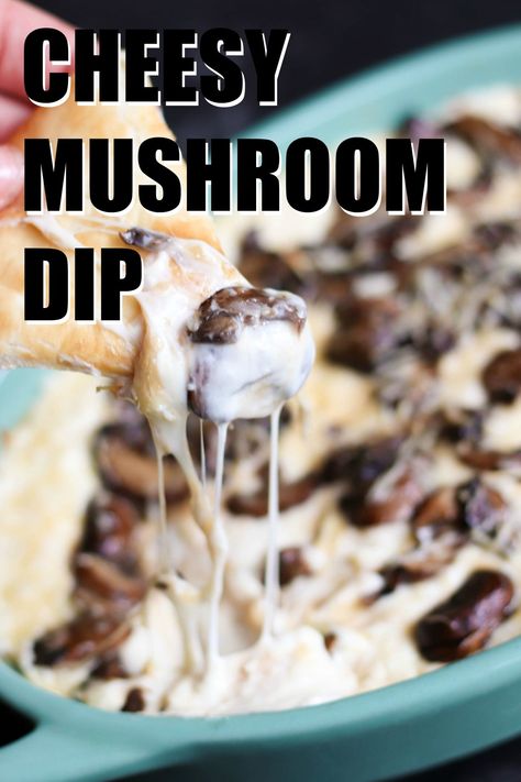 Cheesy Mushroom Dip | Six Sisters' Stuff Mushroom Dip, Dip Party, Gluten Free Puff Pastry, Six Sisters Stuff, Party Appetizer, White Sauce, Yummy Dips, Dip Recipe, Appetizer Dips