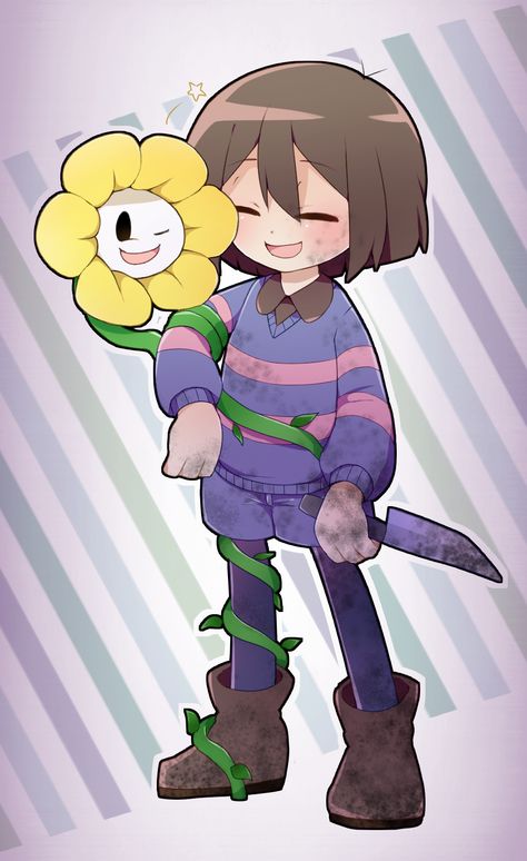 Undertale Fanart Frisk and Flowey Frisk Fanart, Toriel Undertale, Undertale Flowey, Undertale Game, Sans E Frisk, Anime Undertale, Toby Fox, Undertale Cute, Undertale Art