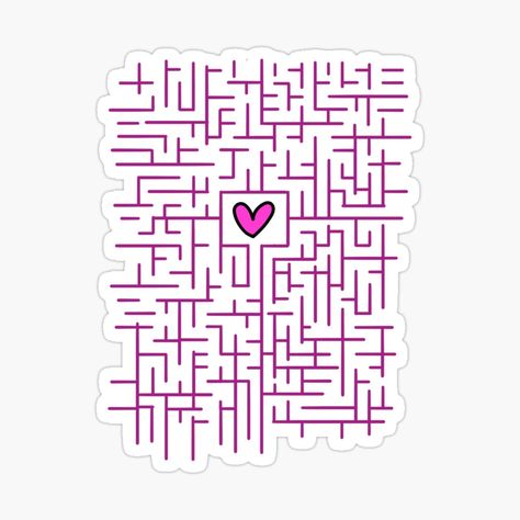 Labyrinth, Sticker Design, Vinyl Sticker, For Sale, Sticker Designs