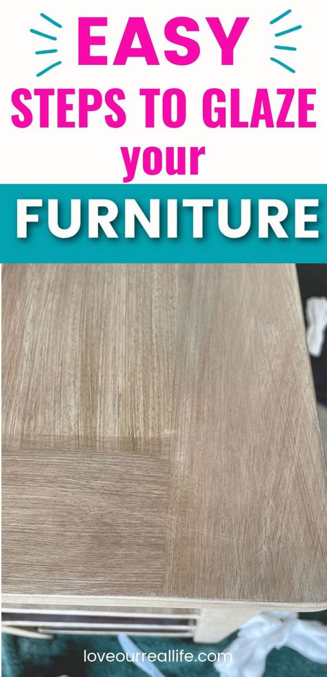 Learn to apply glaze to your wood furniture (painted or stained) to create a look of layers and depth for your furniture renovation project. Glazing Painted Furniture, Color Washed Wood, Stain Over Paint, Glazing Furniture, Chalk Paint Furniture Diy, Stripping Furniture, Stain Techniques, Staining Furniture, Diy Chalk Paint