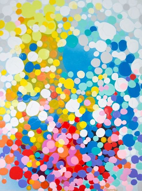 Polka Dot Art, Claire Desjardins, Artist Project, Fine Art Landscape Photography, Canvas Painting Diy, Poster Background Design, Dot Art Painting, Kids Drawings, Contemporary Abstract Art