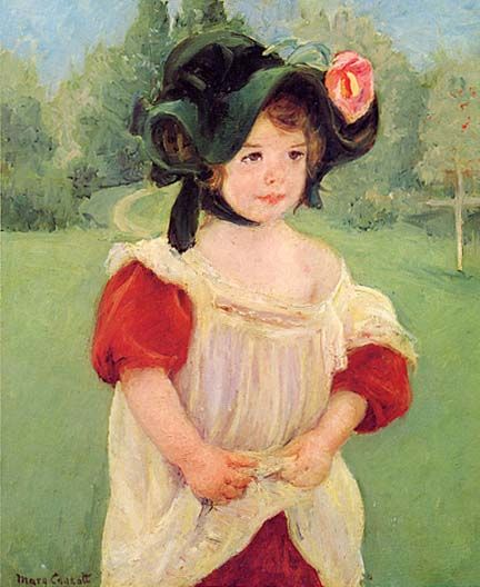 "Spring: Margot Standing in a Garden" (Fillette dans un jardin), 1900 Oil on canvas. The Metropolitan Museum of Art by Mary Cassatt Mary Cassatt Art, American Impressionism, Mary Cassatt, Impressionist Artists, Camille Pissarro, Edgar Degas, Painting Reproductions, Metropolitan Museum Of Art, Metropolitan Museum