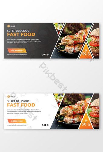 Cover Template Design, Label Produk, Food Promotion, Food Cart Design, Youtube Banner Design, Facebook Cover Design, Food Banner, Sales Promotion, Facebook Cover Template