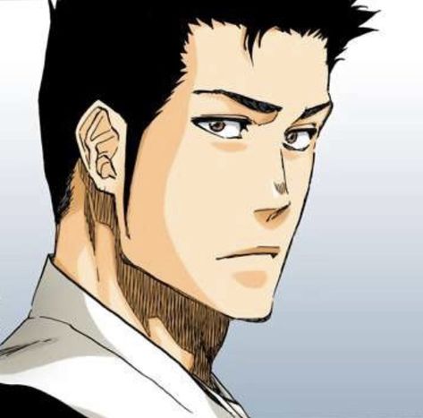 Isshin Kurosaki Icon, Ishin Shiba, Bleach Isshin, Isshin Shiba, Bleach Sketch, Isshin Kurosaki, Anime Face Claims, Isekai Anime, Bleach Anime Art