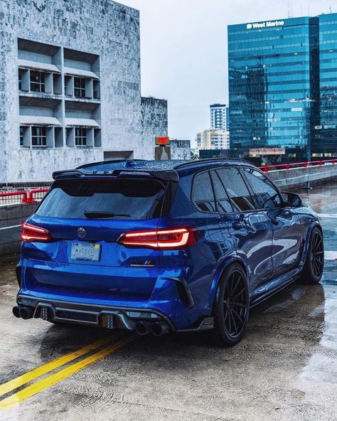 Bmw X5 Blue, Bmw X5 M Sport, Bmw X5m, Bmw Sports Car, Bmw Sport, Bmw X5 M, Dream Car Garage, Sport Suv, New Luxury Cars