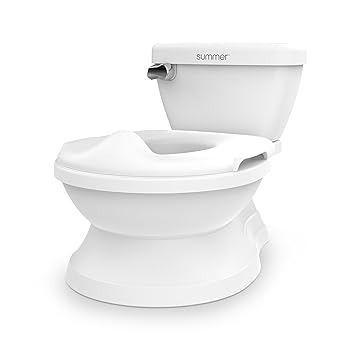 Amazon.com: Summer Infant by Ingenuity My Size Potty Pro in White, Toddler Potty Training Toilet, Lifelike Flushing Sound, for Ages 18 Months, Up to 50 Pounds : Baby Toddler Toilet Seat, Potty Training Toilet, Toddler Potty, Toddler Potty Training, Potty Chair, 50 Pounds, Toilet Training, My Size, Potty Training