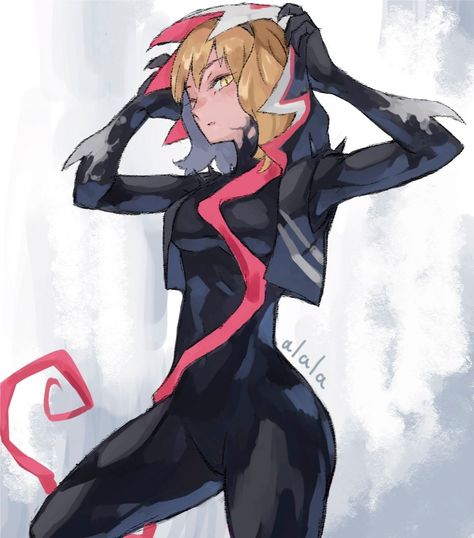 Female Venom Art, Gwenom Marvel, Gwen Verse, Spider Totem, Female Venom, The Selfish Gene, Spiderverse Art, Spider Gwen Art, Spiderman Poses