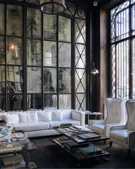 Cotton House Hotel Barcelona, Artist Residence London, Hotel Arts Barcelona, Warehouse Living, Hotel Barcelona, Soho Farmhouse, Cotton House, Black And White Interior, Spanish Design