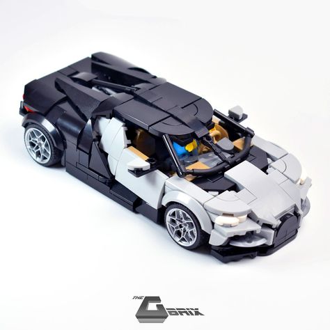 LEGO Bugatti Tourbillon Bugatti Tourbillon, Lego Bugatti, Window Detail, Lego Builder, Bugatti Chiron, Lego Cars, Lego Design, Roof Rack, Rear Window