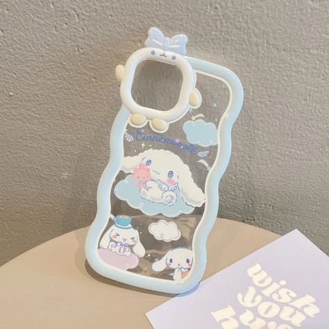 Protect and accessorize your phone with the Kawaii Cinnamoroll Phone Cover. This adorable cover features a secure holder and a convenient strap, making it both stylish and practical. Perfect for fans of Cinnamoroll who want to carry a touch of cutene... Cinnamoroll Phone Case | Kawaii Design with Holder and Strap >>> Link in Bio <<< ✨500+ happy customers✨ 💠Free Worldwide Shipping💠 . . . #Cinnamoroll #Cinnamorollkawaii #Cinnamorollworld #Cinnamorollfan #Cinnamorollplush #Cinnamorollsanrio ... Cinnamoroll Phone Case, Wavy Phone Case, Phone Case Kawaii, Kawaii Cinnamoroll, Sanrio Cinnamoroll, Kawaii Design, Hello Kitty Items, Little Twin Stars, Sanrio Characters