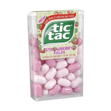 Tic Tac Strawberry Fields Mints, 1 oz (405 PHP) ❤ liked on Polyvore featuring food, fillers, food and drink, food & drinks and pink Energy Juice Recipes, Christmas Party Treats, Strawberry Png, Peach Lemonade, Pink Foods, Cherry Cola, Strawberry Fields, Strawberry Banana, Emergency Kit