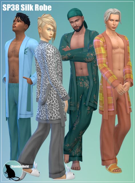 SP38 Silk Robe - The Sims 4 Create a Sim - CurseForge Die Sims 4, Sims 4 Studio, Silk Robe, Sims Mods, Sims 4 Mods, The Sims 4, The Sims, Sims 4, Multi Color