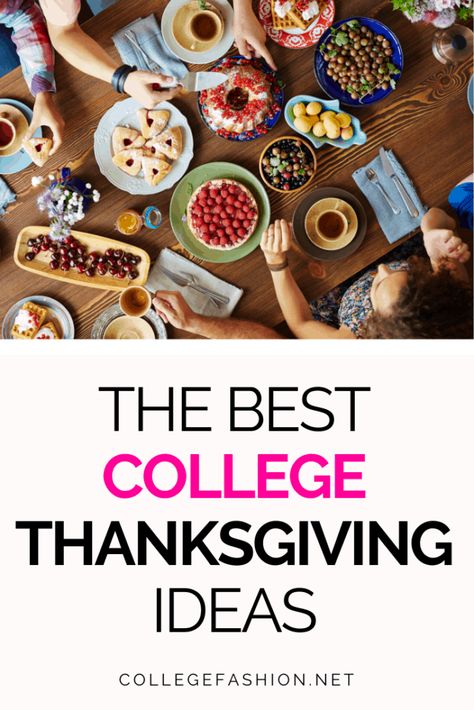 The best college thanksgiving ideas for when you can't go home over Thanksgiving break #thanksgiving #collegelife #friendsgiving College Friendsgiving Ideas, Friendsgiving College, Hosting Friendsgiving, College Events, Four Day Weekend, Friendsgiving Decorations, National Novel Writing Month, College Event, Break Ideas