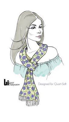 illustration of a pretty fashion model with a scarf Drawing Fashion Sketches, Drawing Fashion, Graphic Design Company, Scarf Design, Pretty Style, Fashion Illustrations, Mouthwash, Long Time Ago, Fashion Sketches