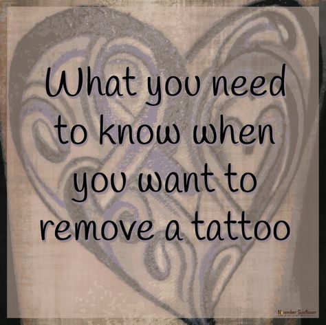 What you need to know when you want to remove a tattoo. Sometimes you can get away with just covering it up. Other times? Removal's a must. via @novsunflower Tattoos To Cover Other Tattoos, Removing Tattoos, Brown Tattoo Ink, Tattoo Removal Laser, Skin Color Tattoos, Deep Tattoo, Browning Tattoo, Green Tattoos, Red Ink Tattoos