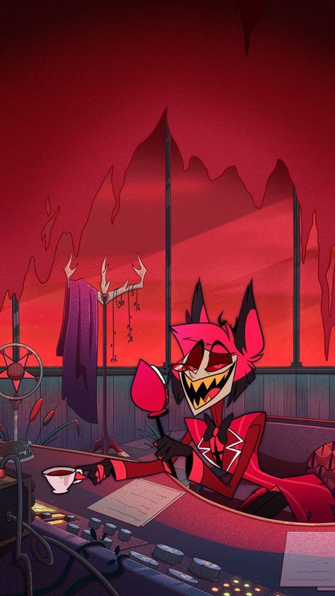 Alastor Aesthetic, Alastor Wallpaper, Boss Wallpaper, Hotel Trivago, Monster Hotel, Alastor Hazbin Hotel, 캐릭터 드로잉, Vivziepop Hazbin Hotel, Trendy Wallpaper