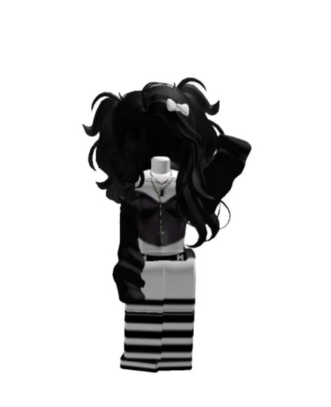 Roblox Black Outfits, Black Roblox Hair Combos, Edgar Roblox Avatar, Roblox Black Hair Combo, Roblox Avatars Black Hair, Roblox Black Hair, Roblox Female Avatar, Roblox Chars, Ava Roblox