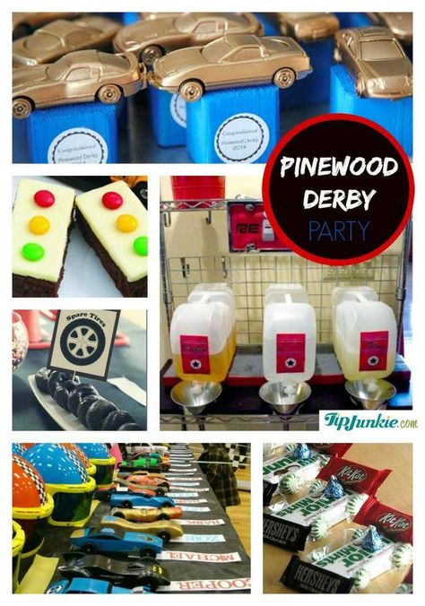 Pinewood Derby Party-jpg Pinewood Derby Crafts For Kids, Pinewood Derby Decorations, Derby Decorations, Cub Scout Activities, Pinewood Derby Car, Pack Meeting, Derby Ideas, Scout Mom, Derby Car