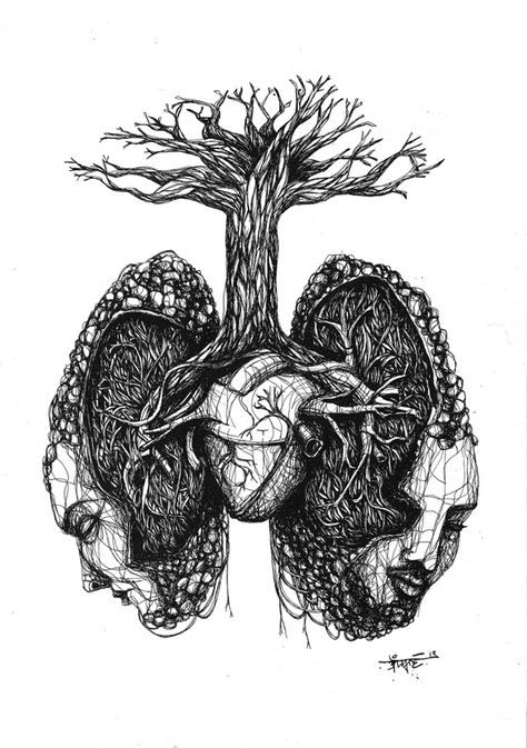 Thadé Lungs http://streetanatomy.com/2014/07/12/thade-anatomical-roots/ Roots Illustration, Lungs Art, Male Figure Drawing, Tattoos Geometric, Human Figure Drawing, Human Anatomy Art, Medical Art, Desenho Tattoo, Arte Inspo