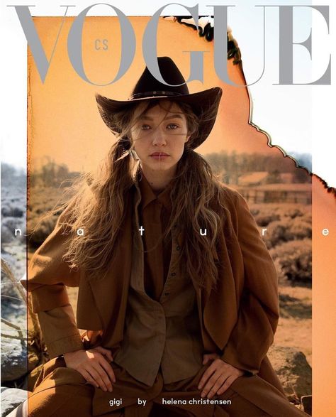 Gigi Hadid on Vogue Czechoslovakia May 2019 Cover Vogue Wall, Farm Fashion, Vogue Magazine Covers, Helena Christensen, V Magazine, Gigi Bella, Fashion Cover, Vogue Covers, Foto Art