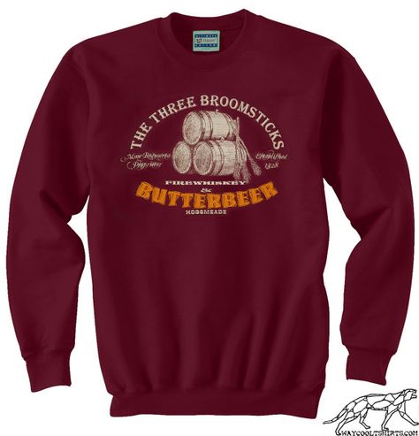 Harry Potter Butterbeer SWEATSHIRT UNISEX for Men or Women or #Hogwarts Alumni, or Even #Muggles $32.00 Harry Potter Butterbeer, Harry Potter Butter Beer, Three Broomsticks, Hogwarts Alumni, Harry Potter Sweatshirt, Holiday Sweatshirt, Burgundy Sweater, Cotton Fleece, Hogwarts