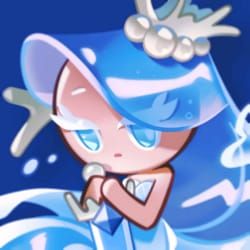 Sea Fairy Cookie Icon, Crk Character, Sea Fairy Cookie, Cookie Icon, Sea Fairy, Cookie Run, Your Aesthetic, Hair, Blue